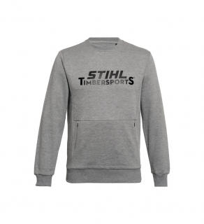 Bluza STIHL LOGO TIMBERSPORTS cu maneca lunga gri-XXXL