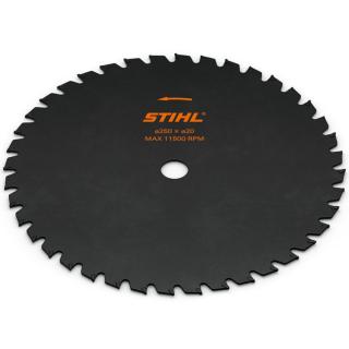 Disc taietor STIHL GrassCut 250-40 pentru taiat iarba diametru 250 mm 40 dinti arbore reductor 20.0 mm