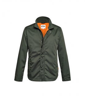 Geaca STIHL CASUAL cu fermoar si capse verde-M