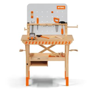 Jucarie STIHL banc de lucru din lemn
