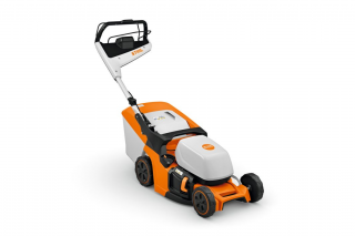 Masina de tuns gazonul STIHL RMA 443 PV latime taiere 41 cm cos colector 52 L sistem AP fara acumulator si incarcator