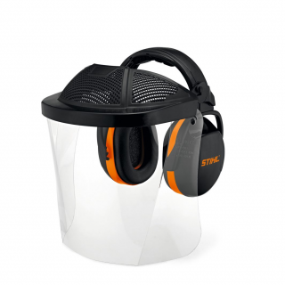 Set Viziera cu Antifoane STIHL Dynamic GPC pentru fata si urechi protectie UV