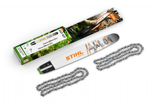 STIHL Kit Service 13 cu 2x lanturi 3/8  Rapid Super (RS, 1,6 mm) +  sina Light 04, 3/8 , 1,6 mm (40 cm)