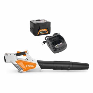 Suflanta STIHL BGA 57 debit aer 620 m3/h putere de suflare 9 N sistem AK cu acumulator AK 20 si incarcator AL 101