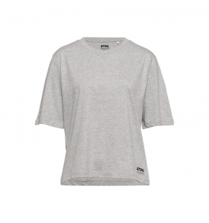 Tricou STIHL SUSTAINABLE BOXY dama cu maneca scurta gri-XL