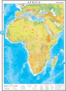 Africa. Harta fizica