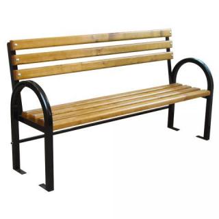 Banca cu spatar, 2 persoane, MAGNOLIA, 120 cm