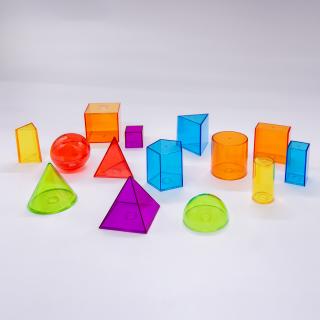 Forme geometrice colorate  - 14 buc