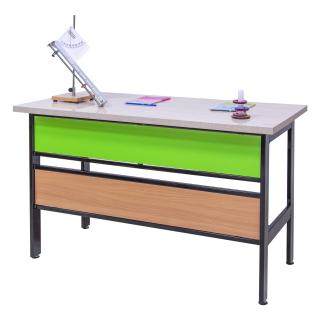 Masa de laborator cu blat termorezistent, 2 elevi, GAMMA