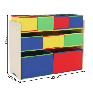 Organizator de jucarii, multicolor   model NORDEN