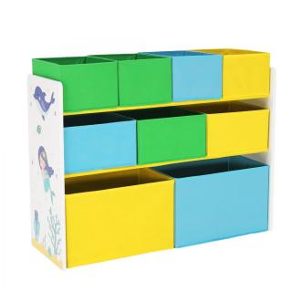 Organizator   raft pentru jucarii, multicolor   model  NOMITO TIP 2