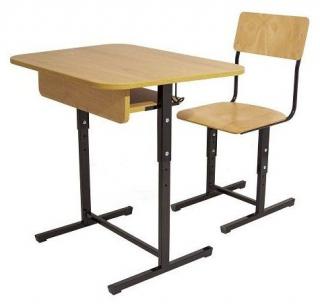 Set individual START trapezoidal reglabil (banca + scaun) - G