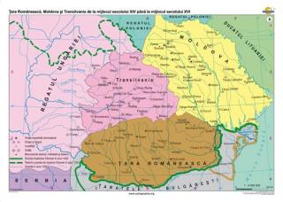 Tara Romaneasca, Moldova si Transilvania de la mijlocul sec. XIV pana la mijlocul sec. XVI