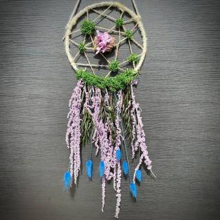 Aranjament Blue Dreamcatcher 50x19cm