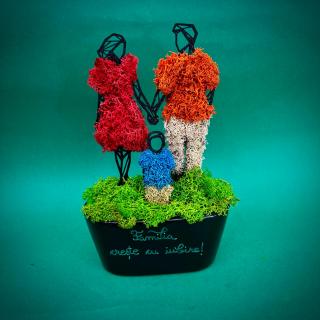 Aranjament Familie baietel 24X17x15cm