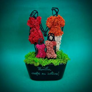 Aranjament Familie fetite 24X17x15cm