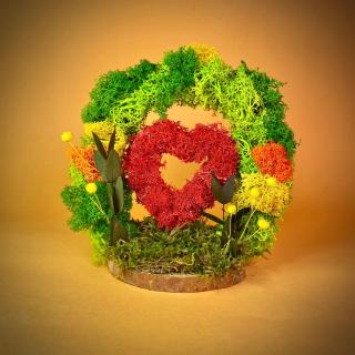Aranjament Gradina Love 17X12X8cm