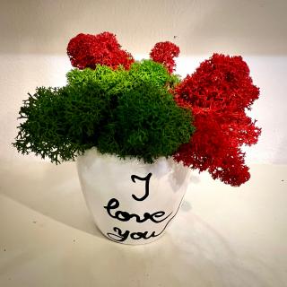 Aranjament Love you 15x9cm