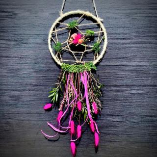 Aranjament Pink Dreamcatcher 50x19cm