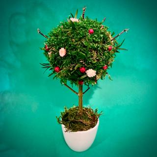 Copacel cu floricele personalizabil 23x10cm
