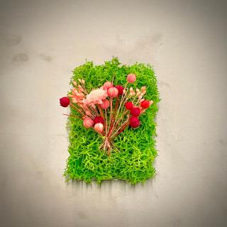 Magnet Buchetel cu licheni 8x5cm