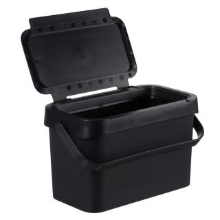 Cos de gunoi SmartStore Biowaste, pentru deseuri menajere, Negru, 5L
