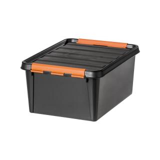 Cutie cu capac, SmartStore Pro 15, Negru, 40x30x19 cm