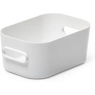 Cutie organizare si depozitare SmartStore Compact XS, Plastic, Alb, 14.5x9x6 cm