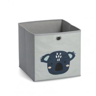 Cutie pentru jucarii Zeller, gri, 28x28x28 cm