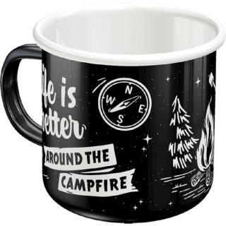 Cana email Life Is Better Around The Campfire - Viata e mai bun in jurul focului de tabara