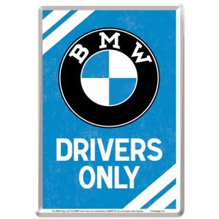 Carte Postala metalica BMW Parking Only - Parcare doar pentru BMW