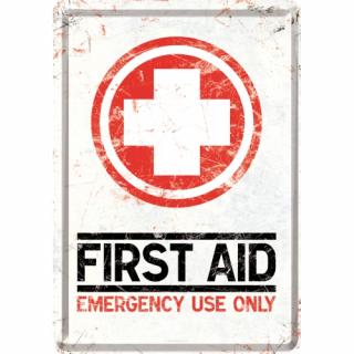 Carte postala metalica First Aid Kit-Trusa Prim Ajutor