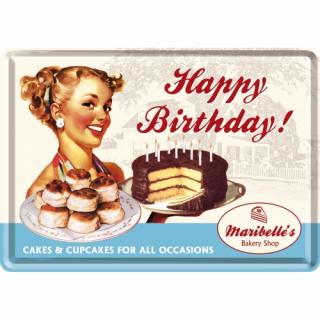 Carte postala metalica It s your birthday - E ziua ta