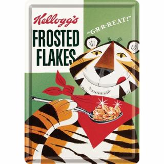 Carte postala metalica Kellogg s Sugar Frosted Flakes - Fulgi Glazurati cu zahar