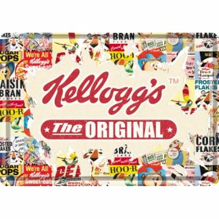 Carte postala metalica Kellogg s the Original - Kellogg s cel autentic