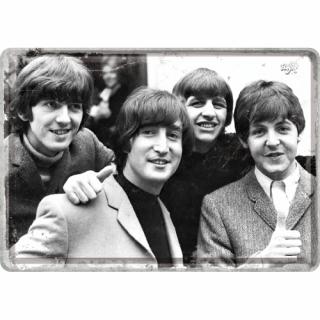 Carte postala metalica The Beatles - Photo - Poza