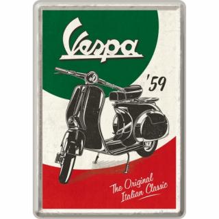 Carte postala metalica Vespa Italian Classic - Clasic Italienesc