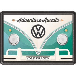 Carte postala metalica Volkswagen Adventure Awaits - Aventura asteapta