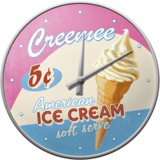 Ceas de perete American Ice Cream - Inghetata in stil american