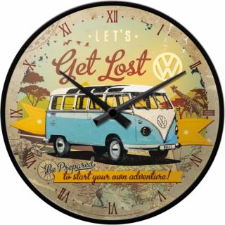 Ceas de perete Volkswagen Bulli - Let s Get Lost - Hai sa ratacim