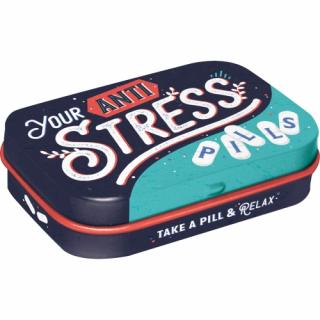 Cutie metalica de buzunar Anti Stress Pills - Pastile anti-stres