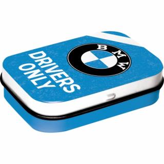 Cutie metalica de buzunar BMW Drivers Only Blue - Doar pentru Soferi de BMW - Albastru