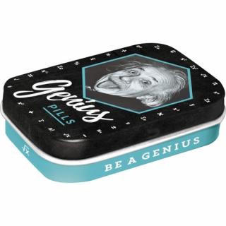Cutie metalica de buzunar Einstein Genius Pills - Pastile de Geniu
