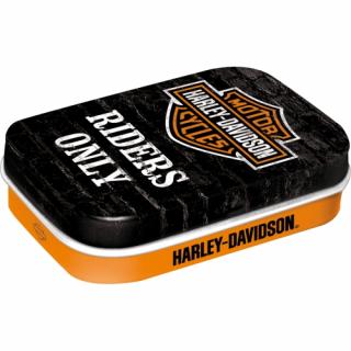 Cutie metalica de buzunar Harley-Davidson Riders Only - Doar pentru soferi de Harley