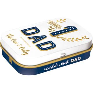 Cutie metalica de buzunar Number 1 Dad - Tatal numarul 1