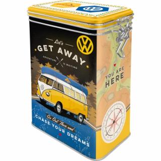 Cutie metalica etansa Volkswagen Bulli-Let s Get Away! - Hai sa o intindem