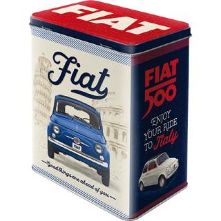 Cutie metalica L Fiat 500 - Good things are ahead of you - Lucruri bune te asteapta