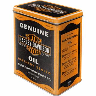 Cutie Metalica marime L Harley Davidson - Ulei de motor Autentic