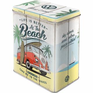 Cutie Metalica marime L VW Bulli Beach - Plaja