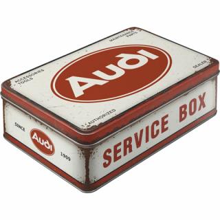 Cutie metalica plata Audi - Service Box - Cutia de Service